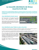 Réouverture déchetterie Dreux
