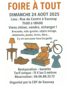 Foire à tout le 24 août 