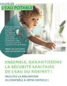 Vérification eau potable chez les particuliers
