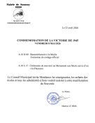 JOURNEE DU 8 MAI