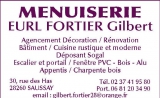 Menuiserie EURL FORTIER Gilbert